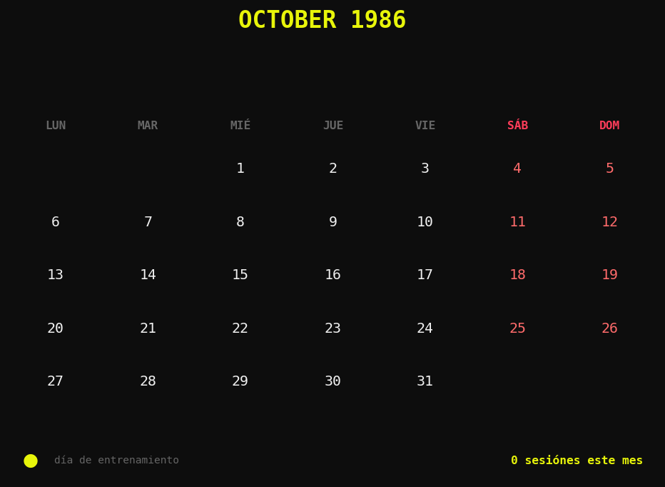 Calendario
