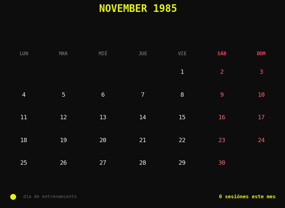 Calendario