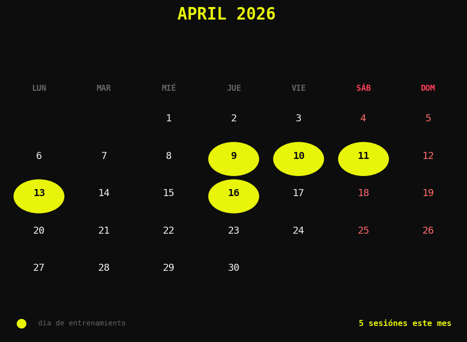 Calendario