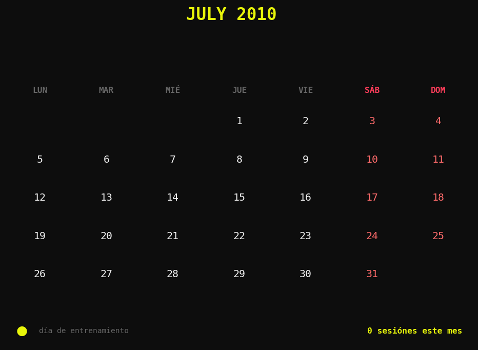 Calendario