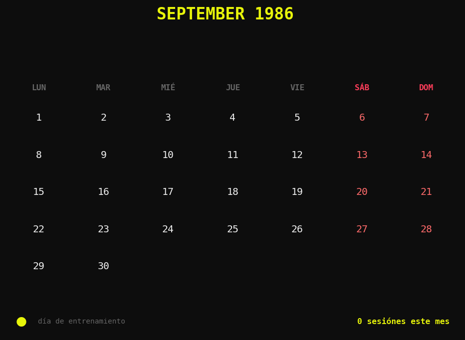 Calendario